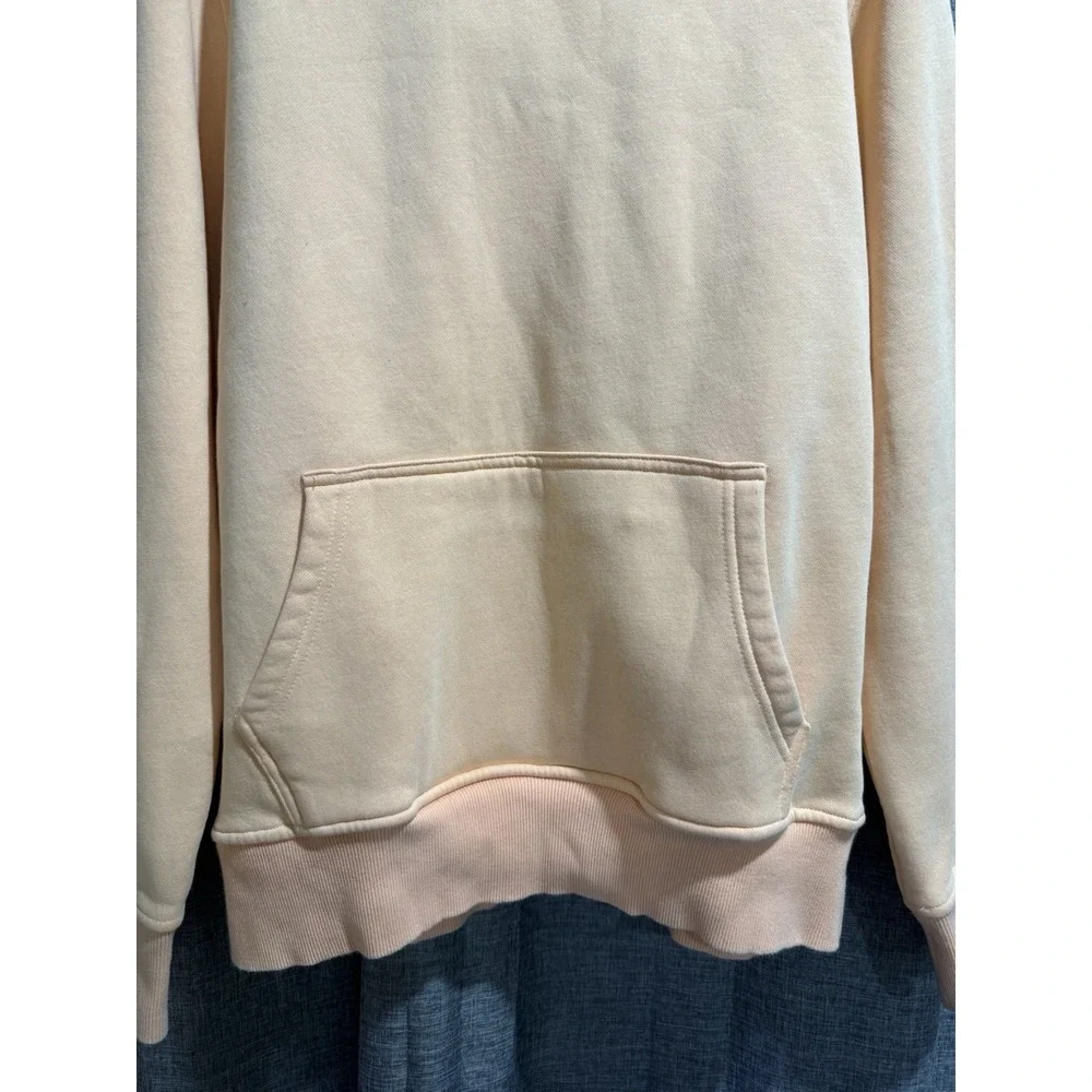 BOXRAW Women's Size Medium Peach Hoodie Sweatshirt Heavyweight Peach EUC